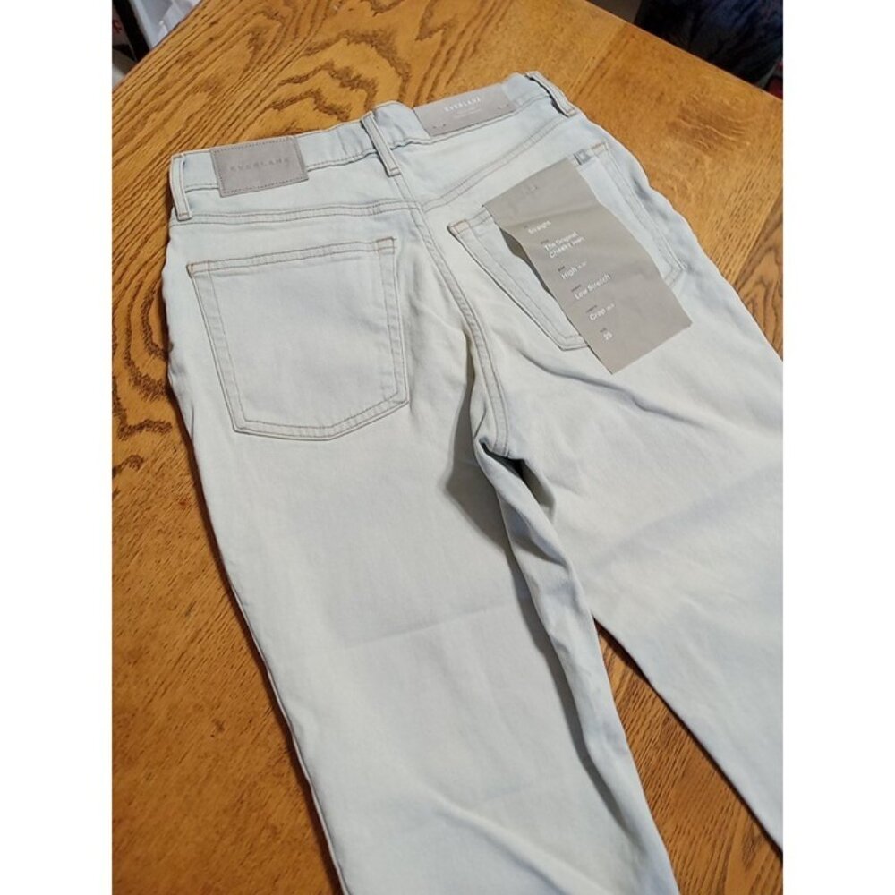 EVERLANE Jeans Womens NEW 25 Crop Original Cheeky Organic Cotton Defects - Picture 11 of 12